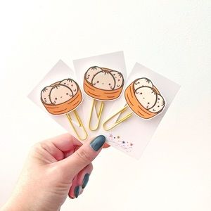 Kawaii Dumplings paper clip/bookmark